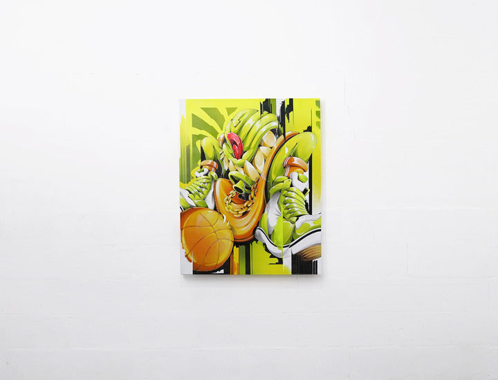 Hoops Hustle - Canvas Painting